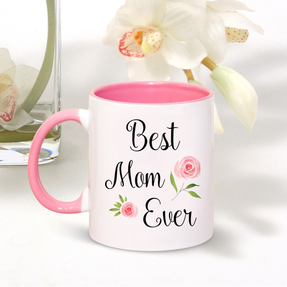 Best Mom Ever Ceramic Coffee Mug 350ml Mother Day Mom Mama Cup Travel Mug and Cup
