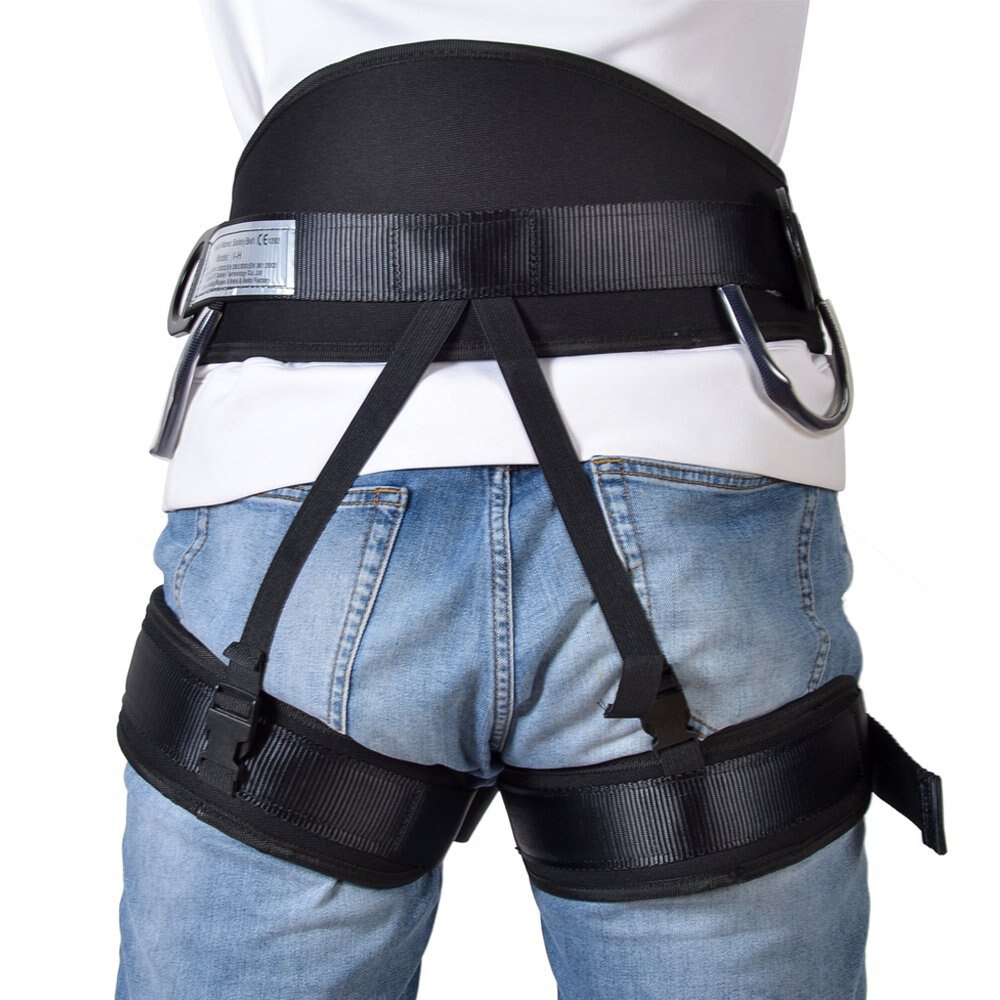Safety Rock Tree Climbing Rappelling Harness Seat Sitting Bust Belt Excellent Workmanship And Long Service Life