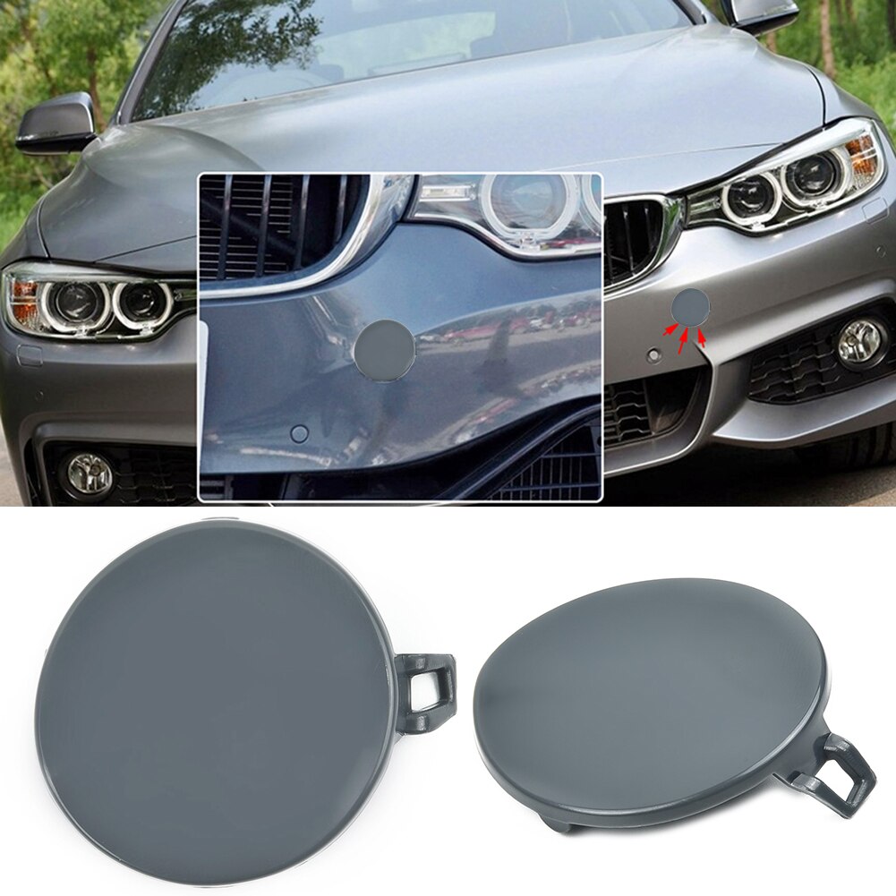 Front Cover Bumper Trekhaak Cap Zwart Voor Bmw 51117207299