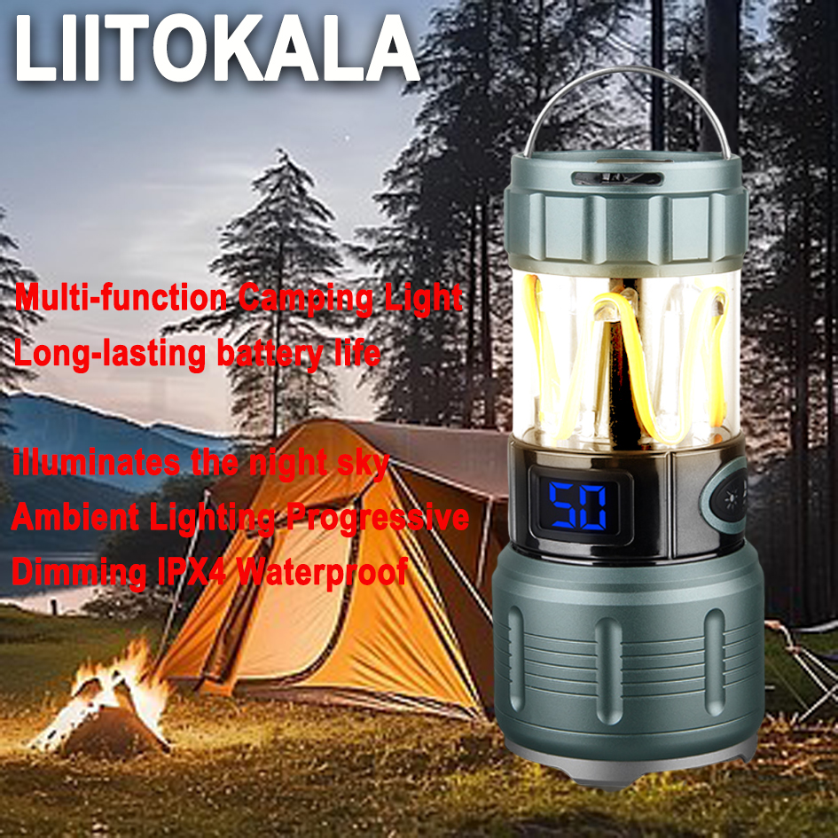 Liitokala lf -703 ambiente utendørs multifunksjonelle campinglys