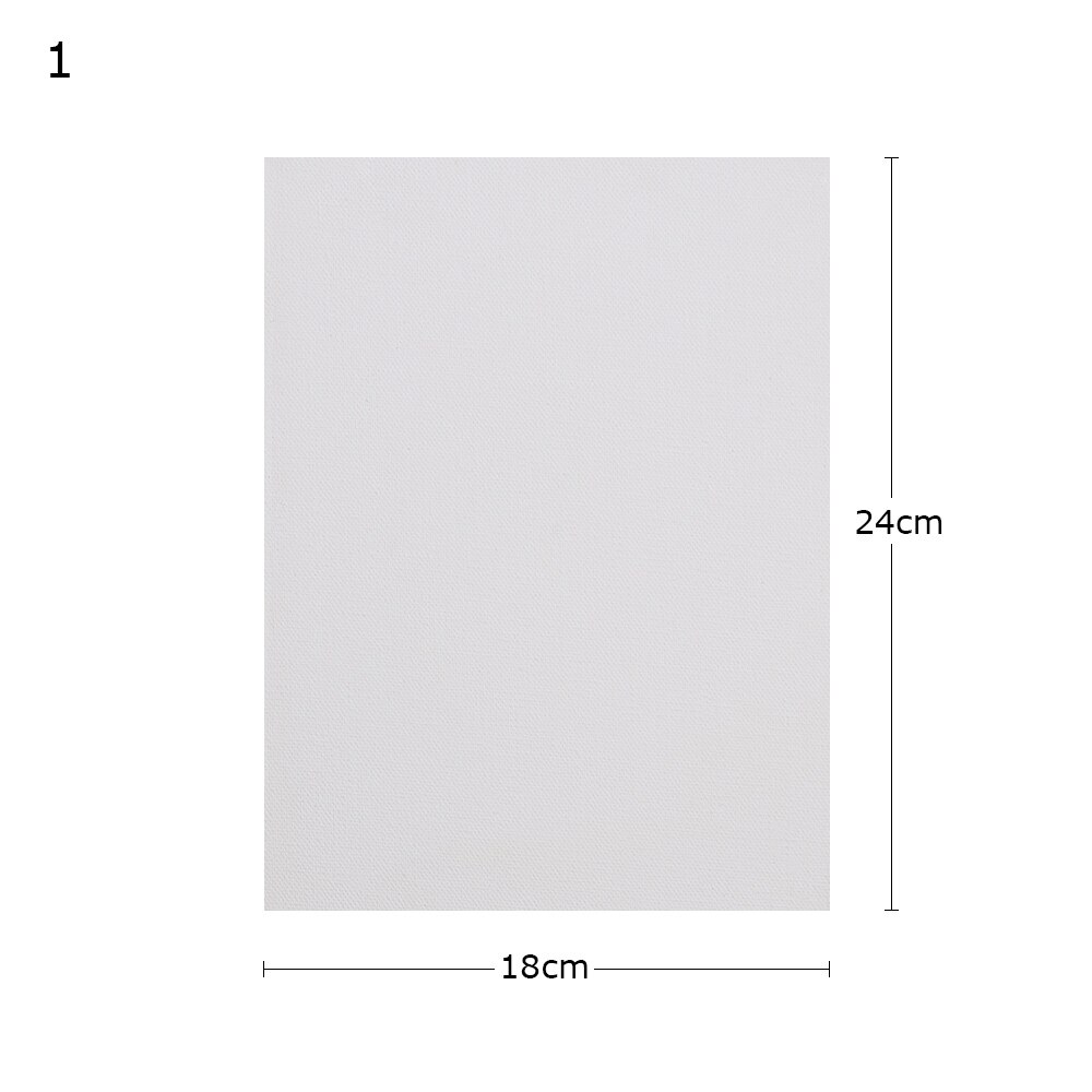 White Artboard Cotton Canvas for Oil Painting Hand Painted Frame Canvas Panels DIY Craft Painting Tool Hand Painted Accessories