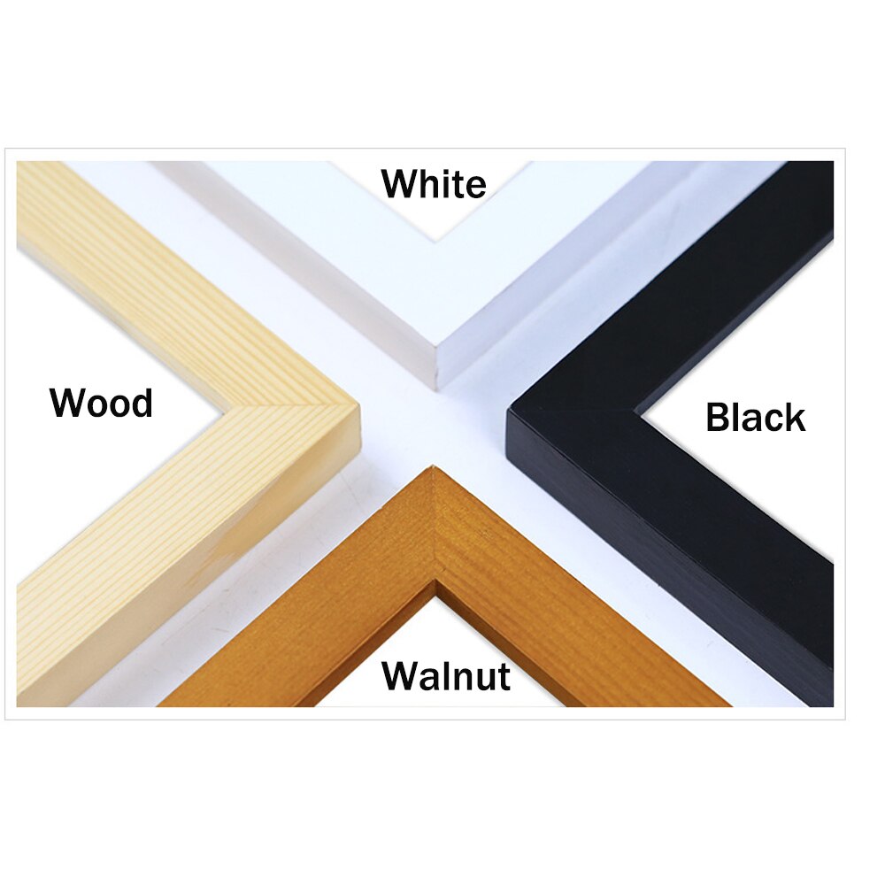 6 inch  a4 maten scandinavische eenvoudige houten fotolijst canvas olieverf schilderij wanddecoratie rechthoekig frame voor thuisdecoratie