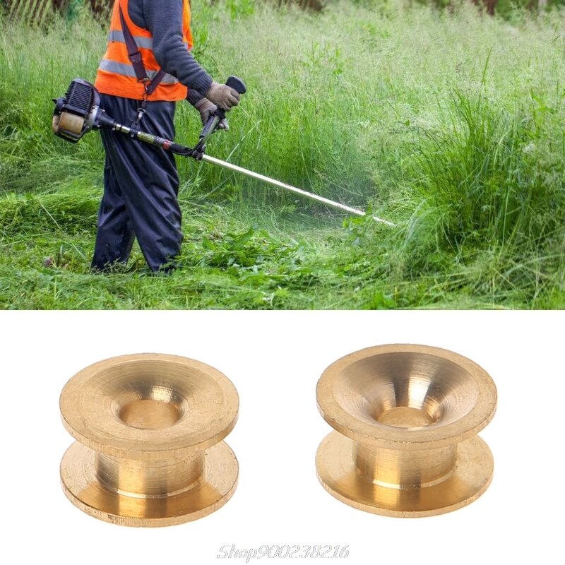 2 st mässing trimmer huvud ögla trädgård verktyg del strimmer linje hållare universal  jy25 20 drophip
