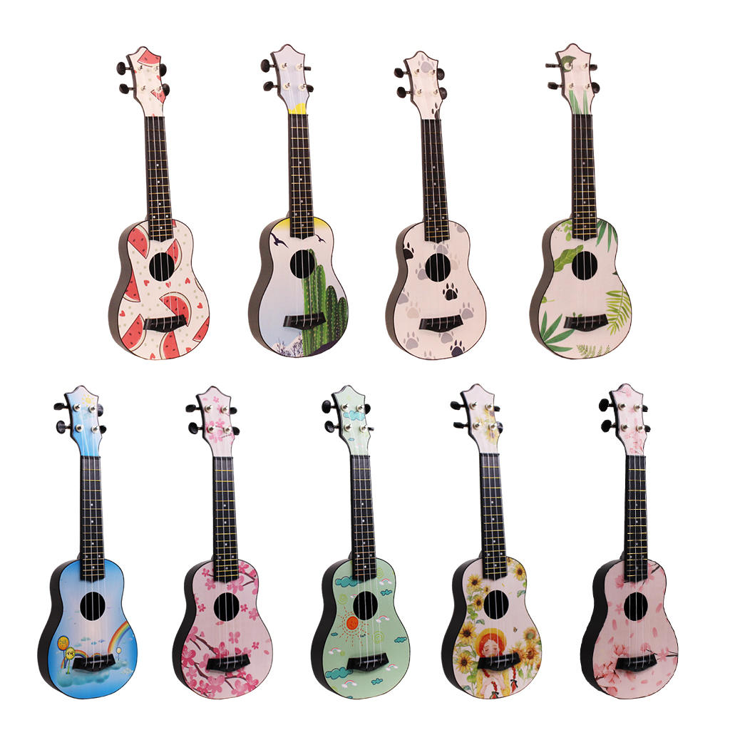 21in Ukulele Small Guitar Musical Instrument Stringed Instruments for Adults Beginner Kids Birthday