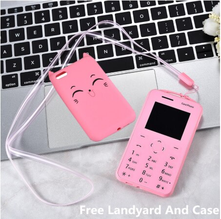 A5 Candy Bar Mini Card Bluetooth Dialing Muziek MP3 Student Mobiele Unicom Mobiele Telefoon Mobiele Telefoon Met 1.77 Inch Bluetooth muziek: Pink
