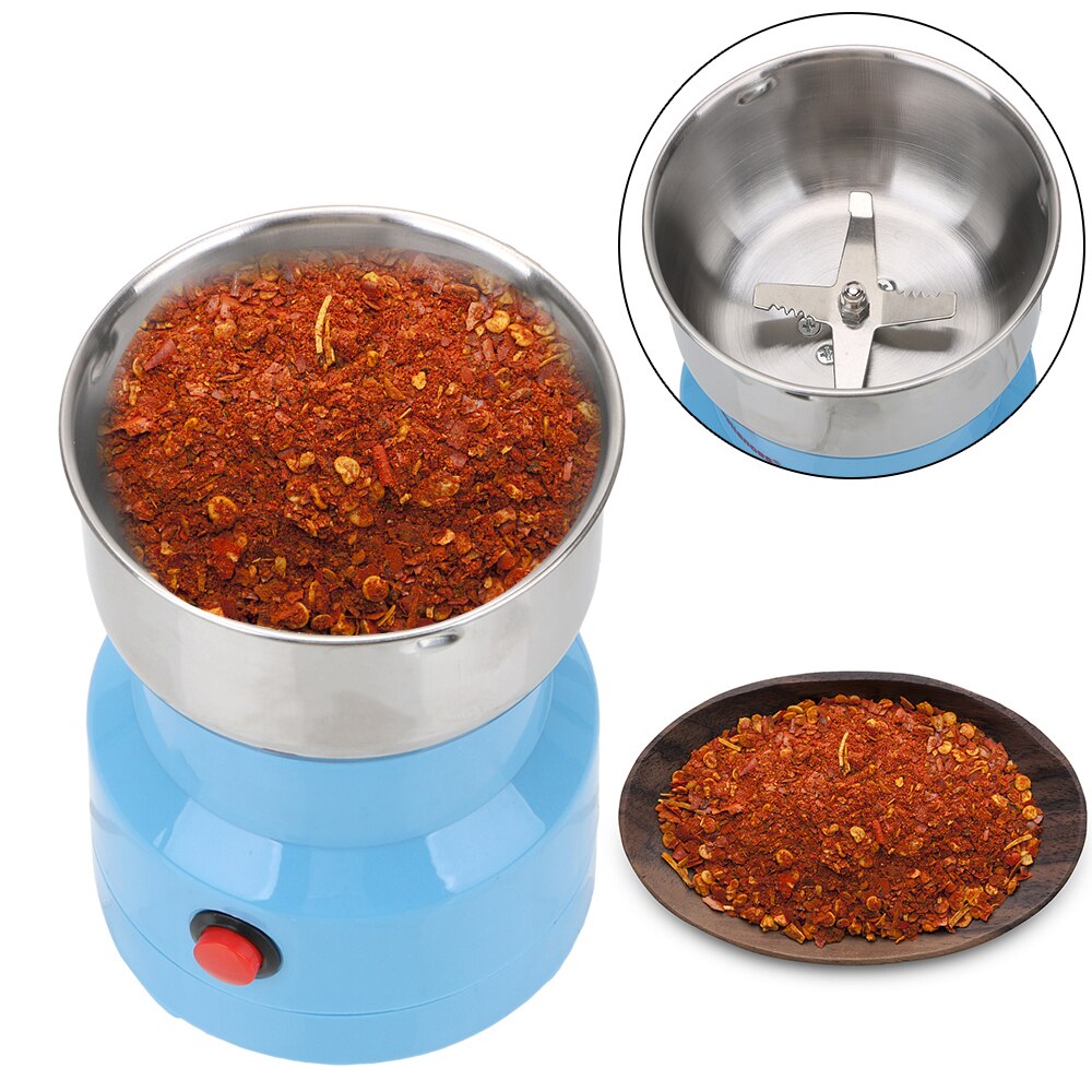 Electric Food Chopper Processor Pepper Salt Garlic... Grandado