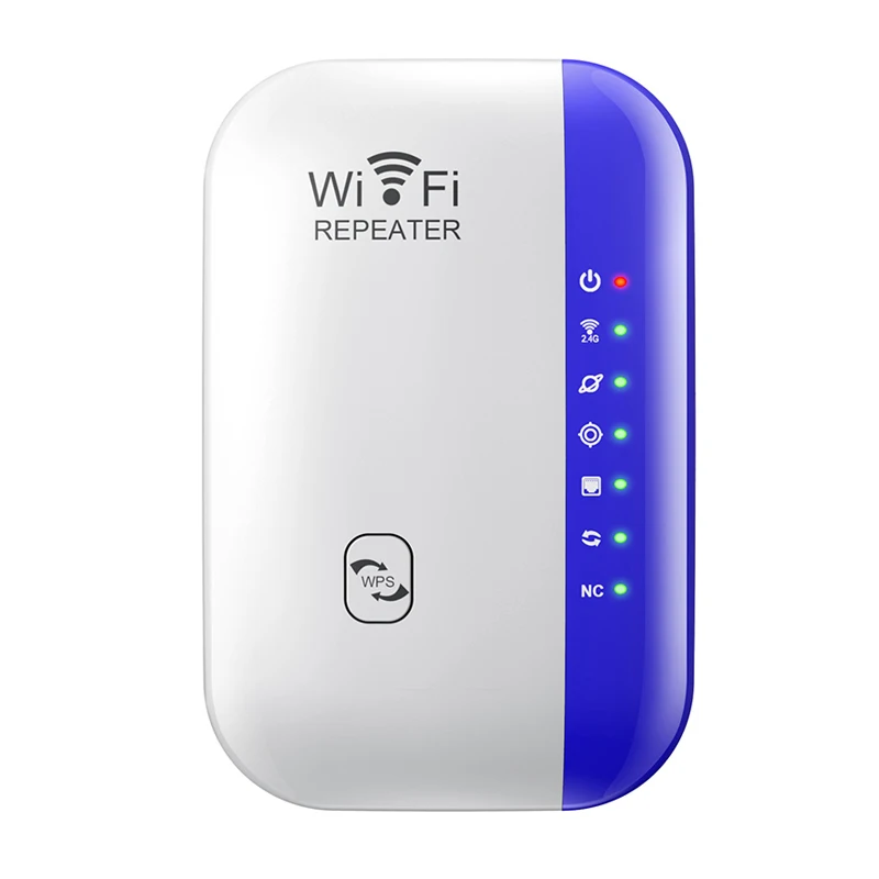 Third Generation Seven-lamp 300Mbps Wireless WIFI Repeater 2.4G Router Range Extender Wi-Fi Signal Amplifier Home: PURPLE