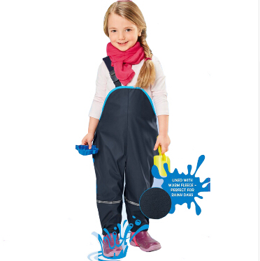 Lente En Herfst Algehele Kinderen Jongen Meisjes Kleding Kids Jongen Algehele Baby 2-7Yrs Jongen Meisje Algehele Waterdichte Regenbroek: Navy blue / 4T