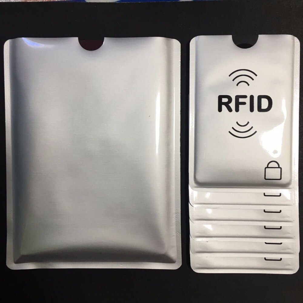 10+3 stk anti-scanning rfid-blokeringshylster kreditkort og pas for at sikre identitet hæveautomat debet kontaktløs id-beskytterholder