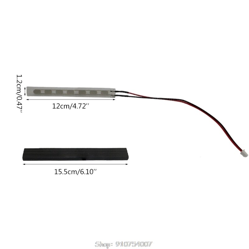 8 pces pé que detecta a barra do sensor da tira para a máquina de dança com protetor de borracha preta d12 20 dropship