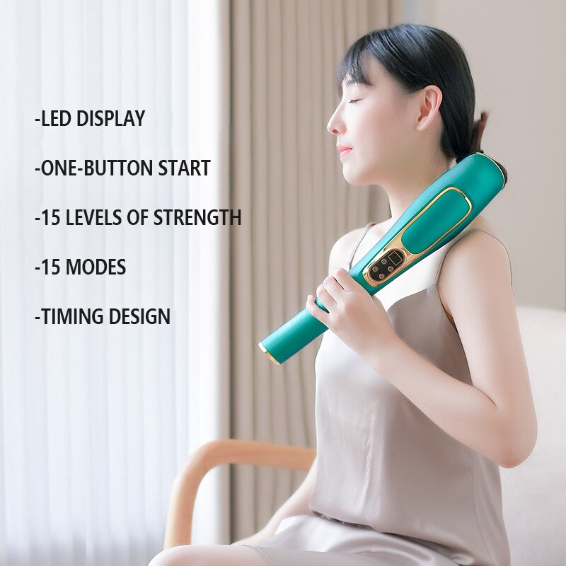 Elektrische USB Aufladbare tragbare persönliche vibrierende hand percussion infrarot handheld massager hammer für körperpflege