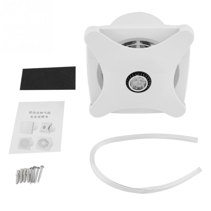 220v tuuletin keittiö kylpyhuone wc ikkuna seinä tuuletus poistopuhallin ilmanpuhdistus tuuletin led valolla