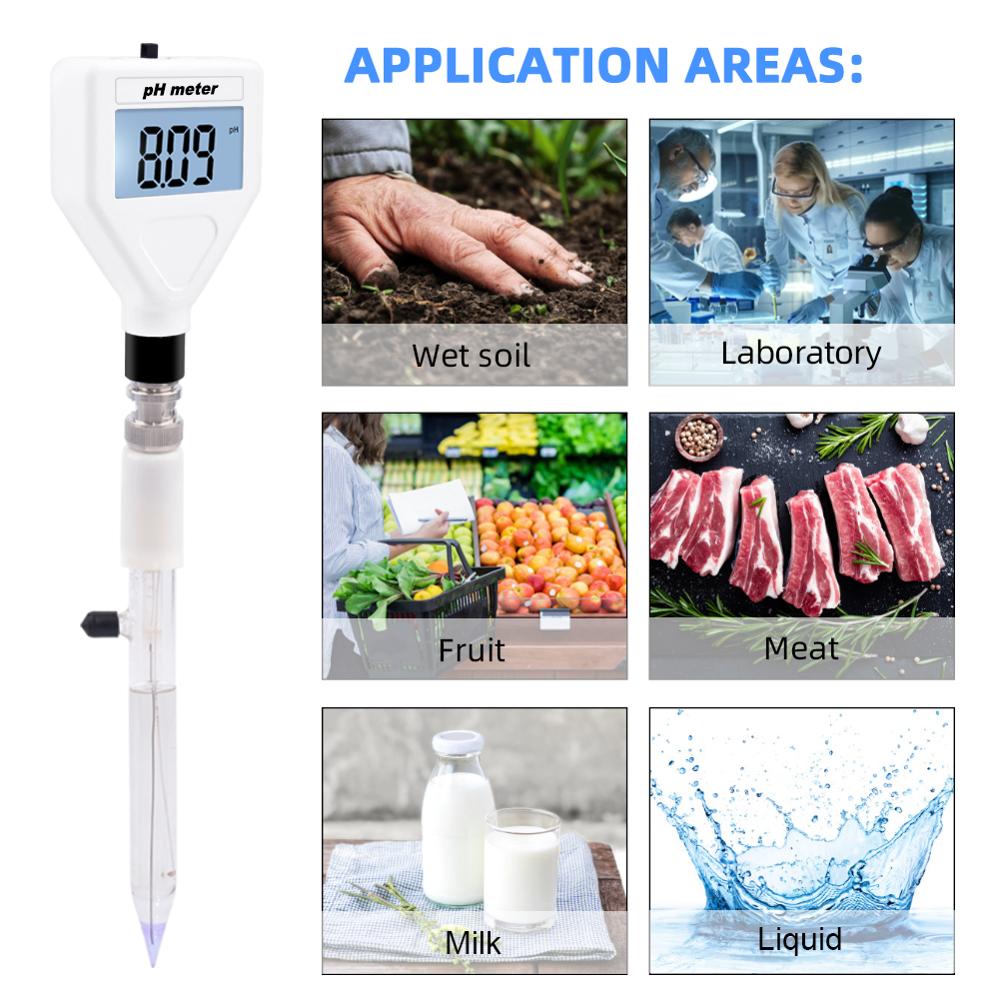 Yieryi Ph Meter Digitale Zuurgraad Meter Ph Tester Bodem Meter Tester Voor Planten Bloemen Plantaardige Zuurgraad Vocht Ph Meting