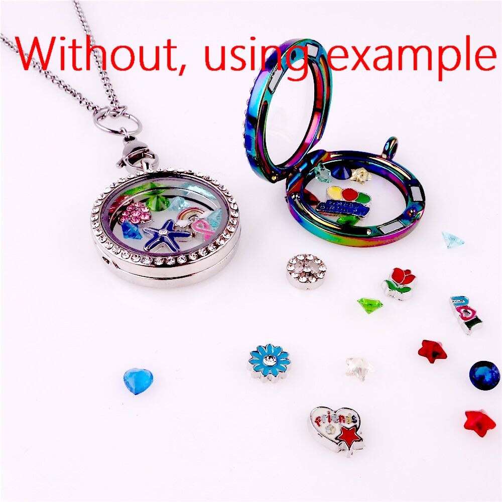 20Pcs/Lot Mix Styles Flowers Charms Making Cactus Rose Plant Floating Charms Memory Glass Locket Jewelry Diy