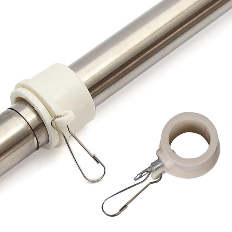 2 Stuks Plastic Vlaggenmast Montage Ringen Set Met Karabijnhaken Met Vaste Hookanti Wrap 360 Draaibare Ring Vlaggenmast Hardware