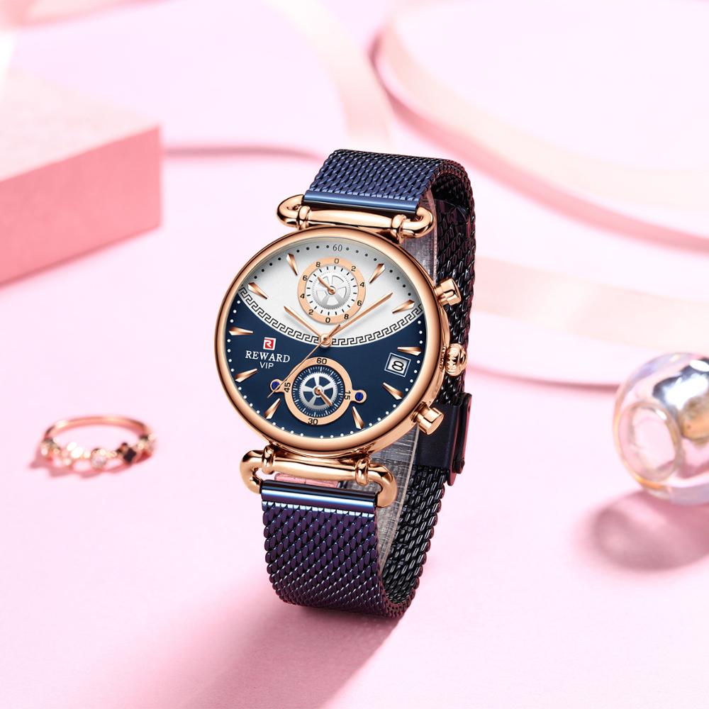 Belønning par ure luksus afslappet quartz herre ure mandlige armbåndsure ur homme часы женские top mærke reloj