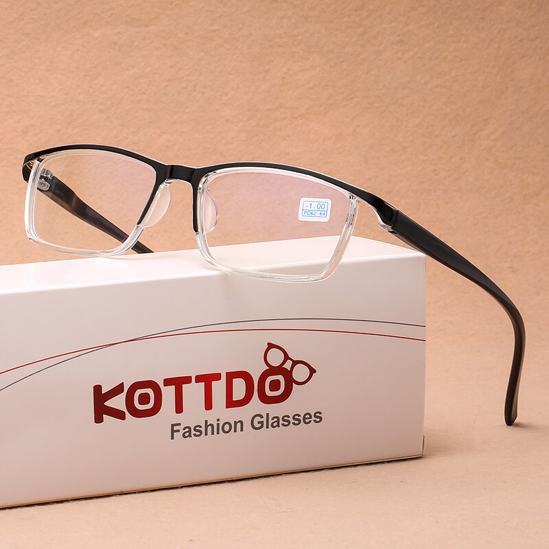 Gafas para miopía con montura pequeña para hombre y mujer, anteojos con dioptrías ópticas, a la , antiluz azul, 1,0-1,5-2,0-2,5-3,0