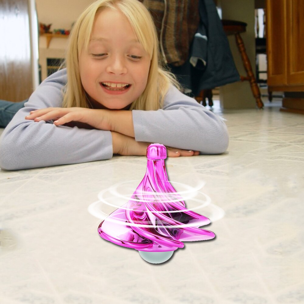 Gyroscope pneumatique pour enfants, jouet de décompression, de noël, souffle de vent coloré, jeu d'intérieur