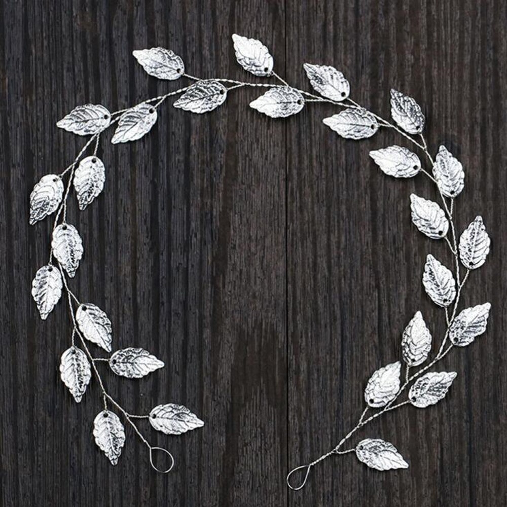 Diadema de hojas doradas para boda, enredadera para el cabello nupcial, joyería para el cabello, diadema para el cabello accesorios para el cabello de boda para mujeres