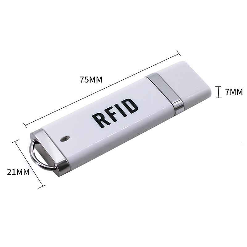 Mini lector de tarjetas de identificación RFID, portátil, USB, 125Khz