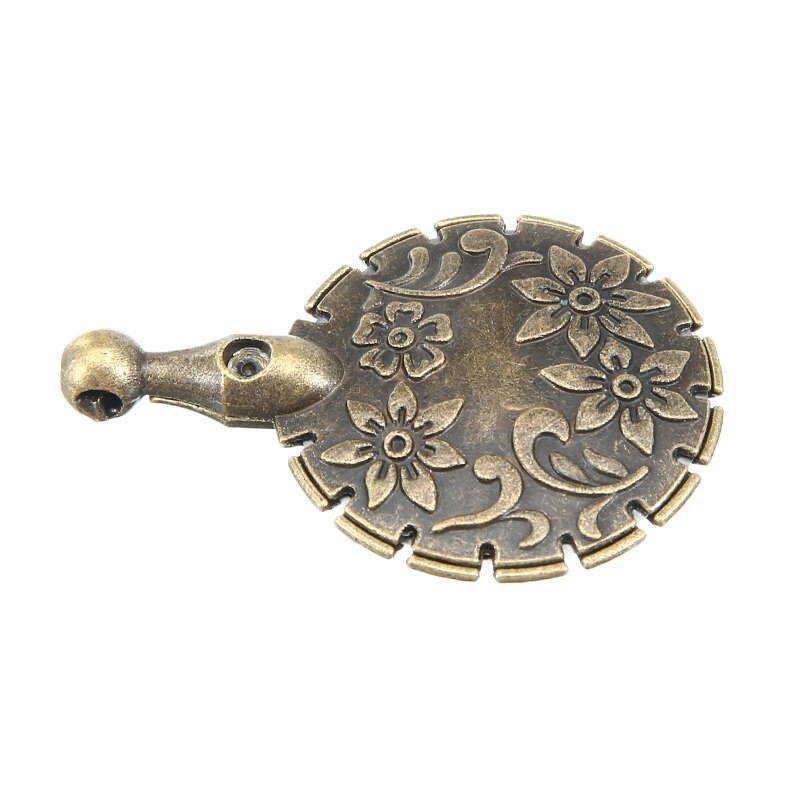 Cortador de hilo Retro Vintage, hoja de corte colgante para costura a medida, herramientas de artesanía de punto, 4,5x3cm, 1 unidad
