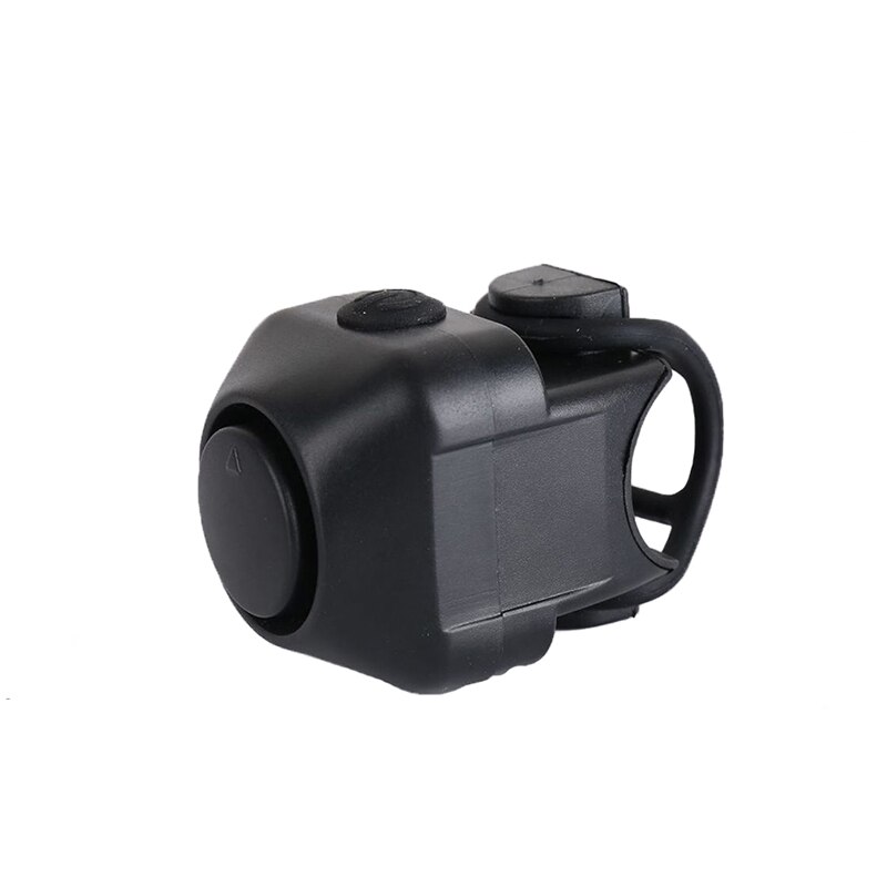 Bike Electric Ring Bell Handlebar Alarm Safety Ring Horn Bell Bicycle Accessories XR: Black