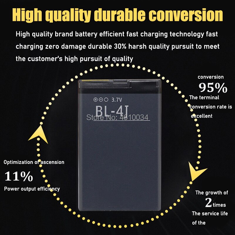 1200Mah Bl 4J BL-4J Batterij Voor Nokia Lumia 620 C6 C6-00 C600 Touch 3G Vervangende Batterij BL4J