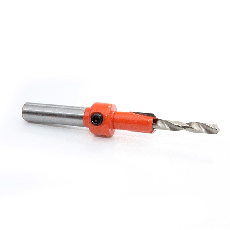 5PCS HSS Timber Woodworking Ti Countersink Drill Bit Set Screw Cutter Wood Tool