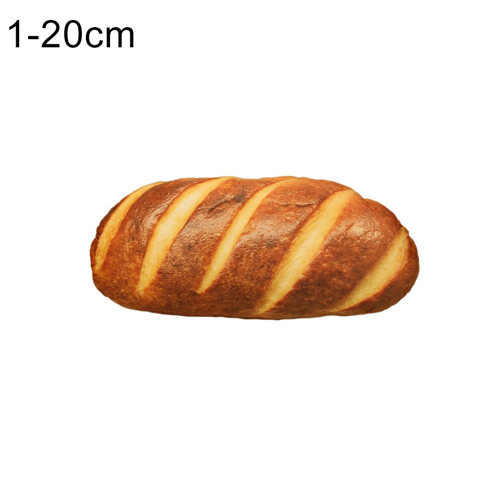 Muñeca rellena modelo de pan de sésamo con mantequilla de jamón simulada en 3D, cojín trasero, almohada decorativa, cojín de apoyo: Butter Bread20cm