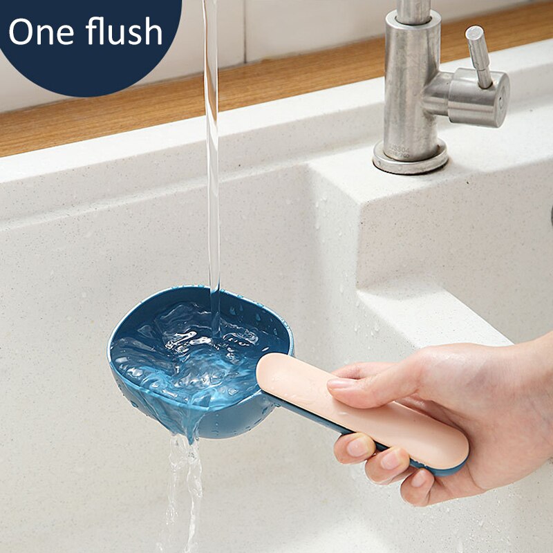 Multi-Function Scoop Rice Spoon Kitchen Rice Shovel Flour Spoon Coarse Grains with Clip Spoon 2 in1 Large Capacity Sealing Spoon