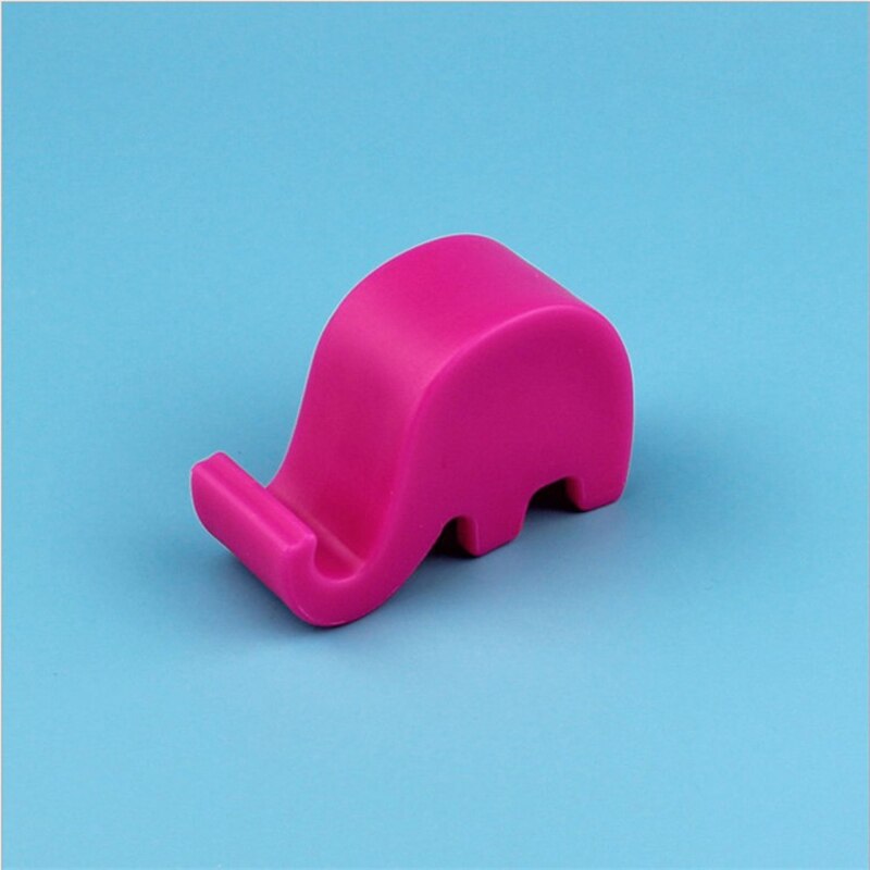4Color Universal Mini Elephant Smart Phone Table Desk Mount Stand Phone Holder for Cell Mobile Phone Tablets Bracket: Sky Blue