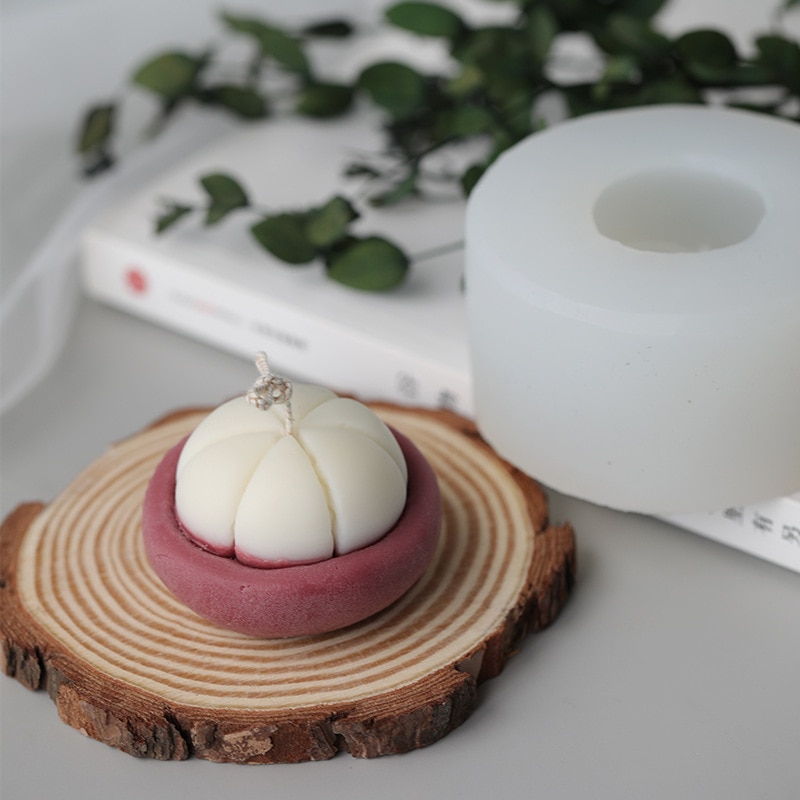 Mangosteen Candle Silicone Mold Artificial Food Fruit Mold Aroma Candle Plaster Mold Baking Mold 3d Silicone Candle Making Tools