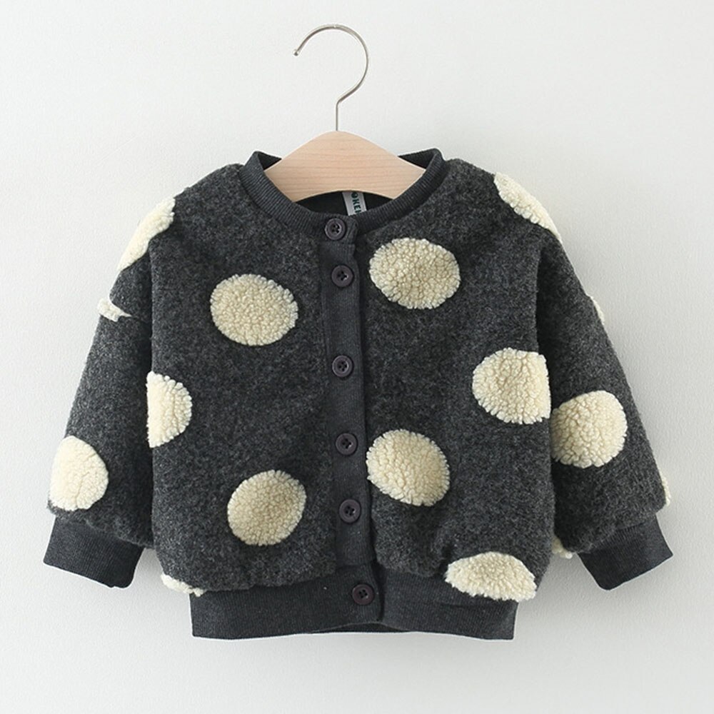 Baby Jassen En Jassen Herfst Winter Thicken Warm Faur Fur Baby Meisje Jassen Meisjes Kleding Verjaardag Baby Bovenkleding: Black / 3T