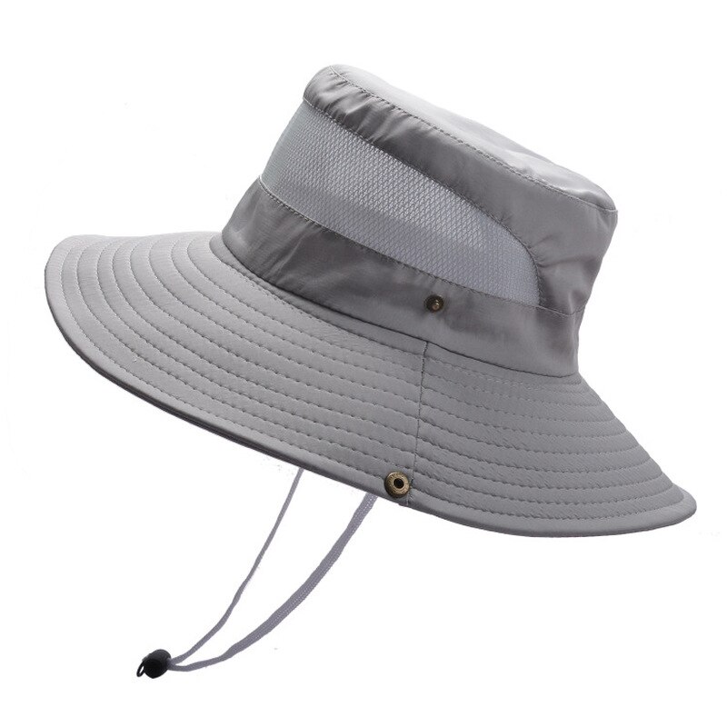 Boonie Hoed Mannen Anti-Uv Zon Hoeden Outdoor Vissen Cap Mode Grote Rand Caps Vrouwen Zomer Hoed Mannelijke Emmer hoed Sombrero Gorros