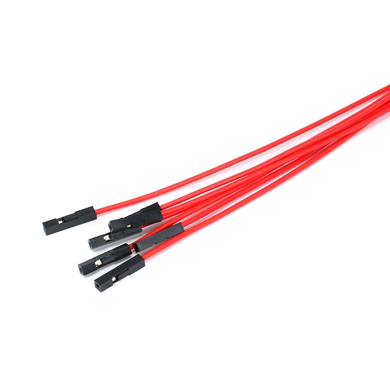 Cable Dupont de 25cm, Cable de puente de 24AWG, 1pin hembra a hembra, 1P-1P, 2,54 MM, , 20 unids/lote