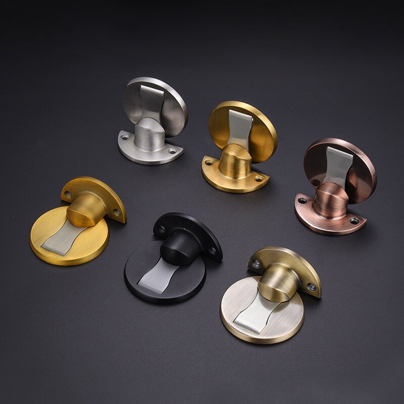 Legering magneet deurstoppers magnetische deurstopper deurhouder zonder perforatie verborgen deurstop meubeldeurbeslag