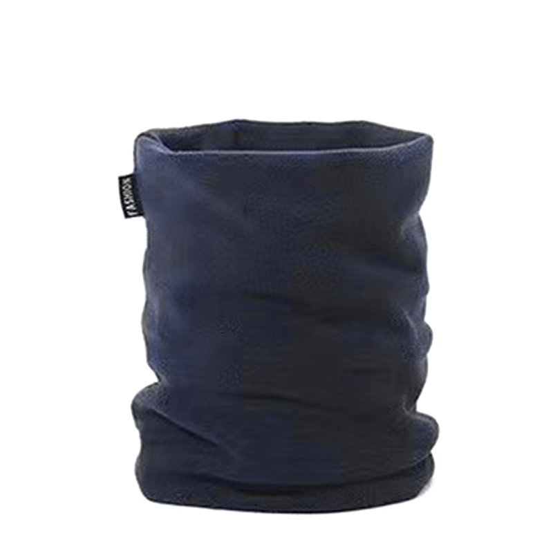 Winter Warm Cycling Headgear Bib Polar Fleece Neck Tube Ear Warmer Windproof Face Cover Cycling Scarves Snood Neck Warmer: Blue