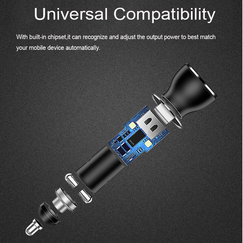 Car Charger - 18W Fast Charge - USB-C PD - for Huawei P30/P20/P10/P9/Mate 30/20/10/9/8 Series