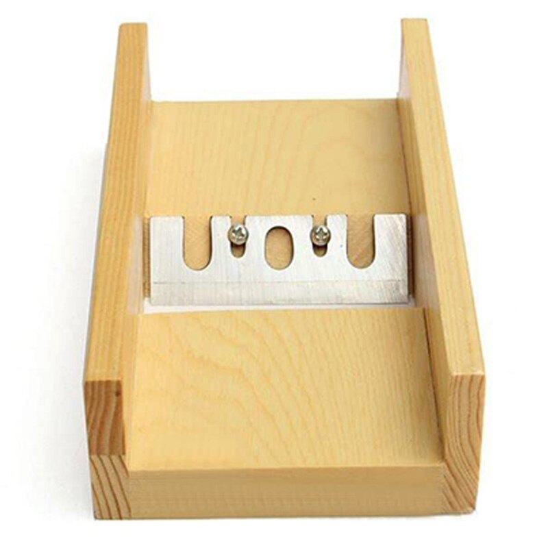 1Pc en bois biseau lame tranchante savon biseau rabot bougie moule Cutter pour bricolage artisanat faisant outil