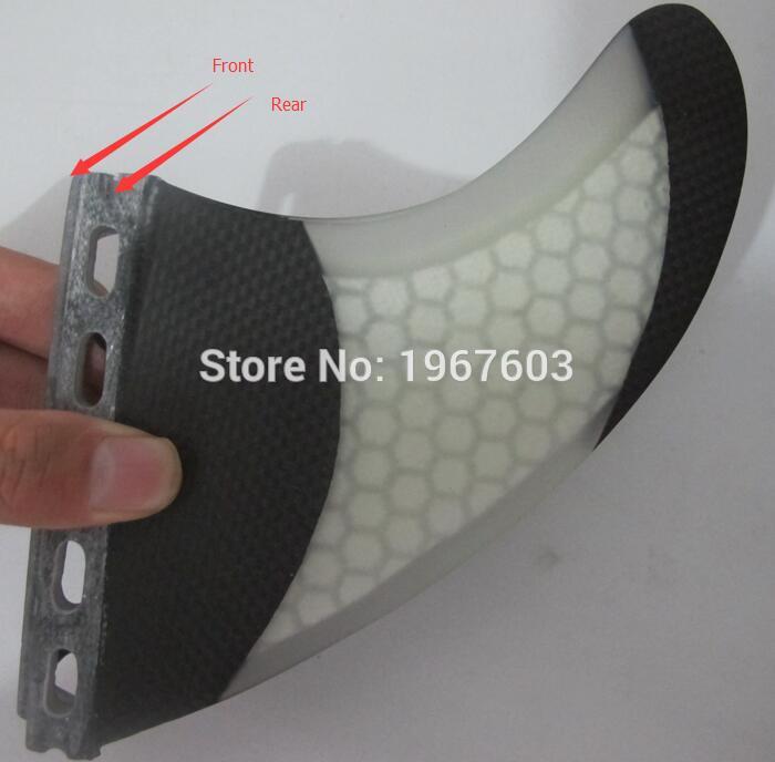 Quad set Surf fin Future carbon honeycomb G5 surfing fins 2 piece side fin 2 piece center rear surf fin