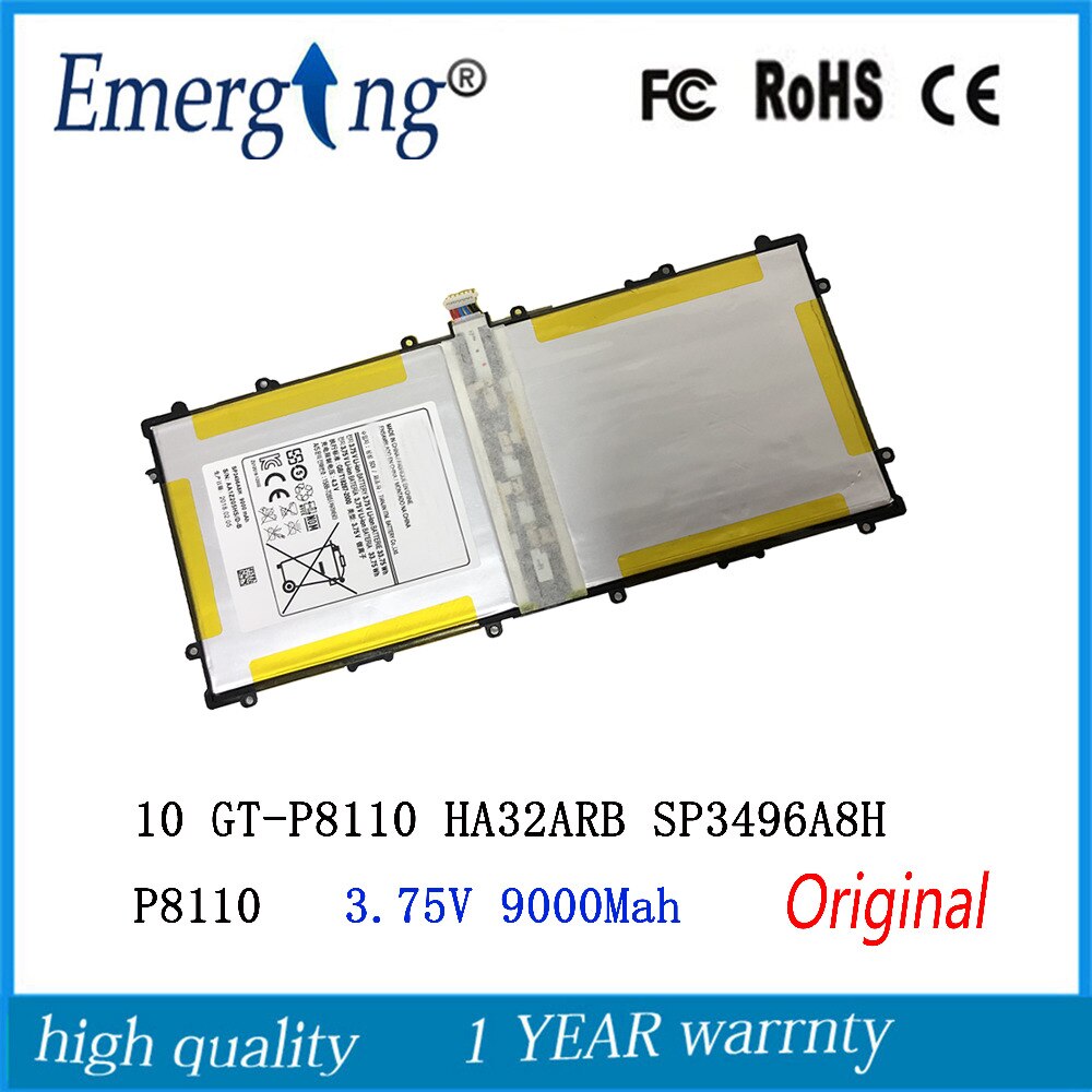 3.75V 9000mAh Original Battery for Samsung Google Nexus 10 GT-P8110 HA32ARB SP3496A8H P8110