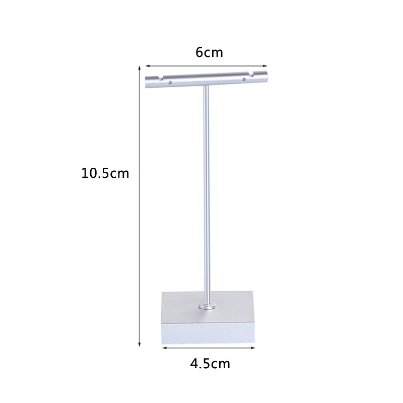 Stojak Ekspozycyjny na Kolczyki Biżuterię Wieszak Metalowy Wieża Organizer na Kolczyki Sztyfty Półka robić Przechowywania: Niebieski