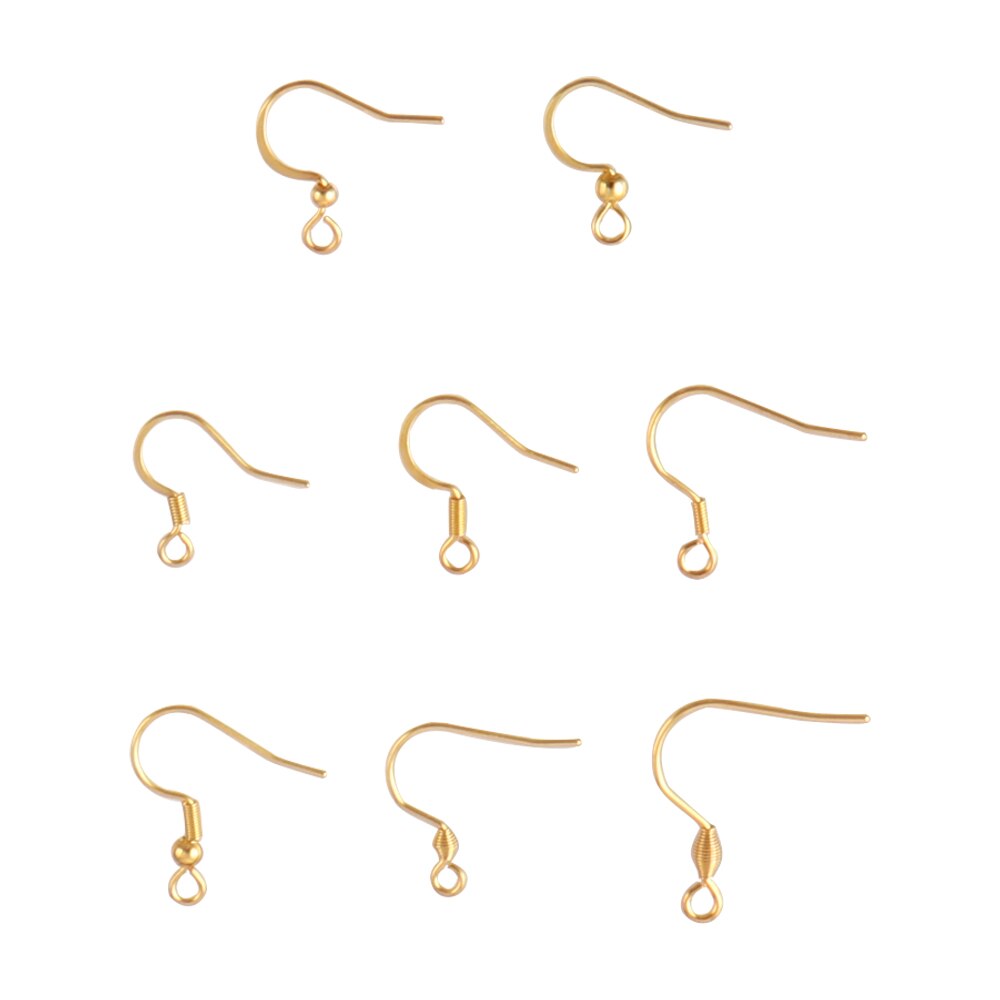 50 Stuks Roestvrij Staal Oorhaak Bevindingen Sluitingen Haken Diy Earring Supplies Accessoires Slangetje Sieraden Voor Maken Oorbel Onderdelen