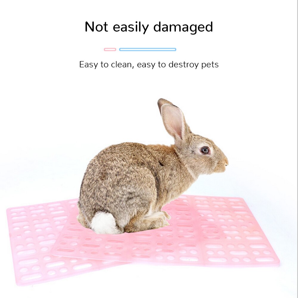 Kunststof roosters huisdier voetmat konijn cavia kat muis placemat kussen