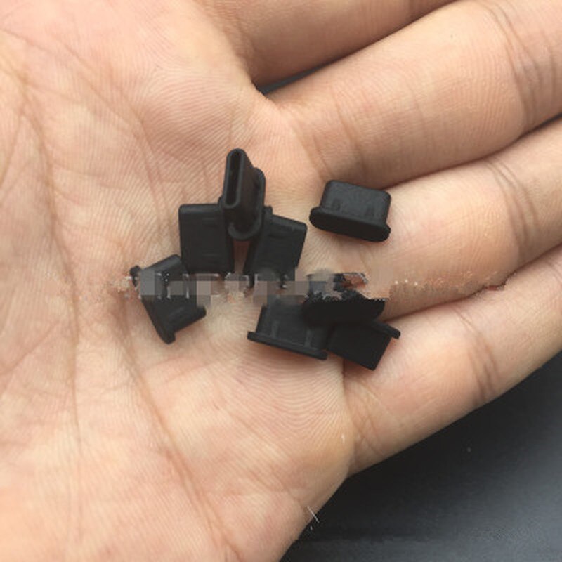 5PCS Tipo-C Spina Della Polvere Porta USB di Ricarica Protezione Della Copertura Del Silicone per Samsung per Huawei Smart Phone Accessori