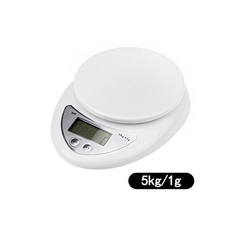 Balance numérique 5KG 1KG Mini Balance de poche électronique 1g 0.1g Steelyard de précision pour balances d'équilibre alimentaire de cuisine: 5kg-1g backlight