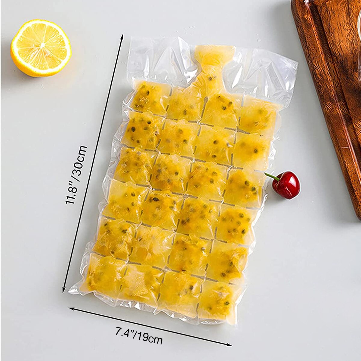 10 stücke Einweg Kunststoff Eis Tasche transparent Quadrat Herz-Förmigen Selbst-Abdichtung Gefrierfach Eis Würfel Schimmel Fach Sommer küche Utensilien