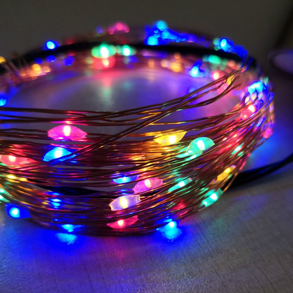 Guirlande féerique étanche en fil de cuivre USB 2/5/10m 5V, LED économies d'énergie flexibles, pour décoration de réception de mariage, haute luminosité