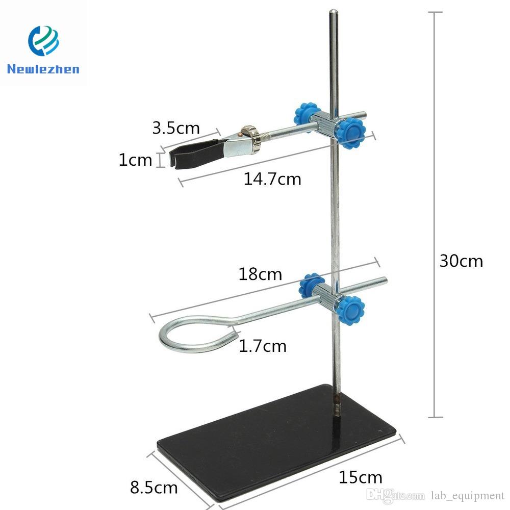 Hohe Mini Labor Halterung Retorte Unterstützung Steht Klemme Glaskolben Alkohol Flasche Hohe 30cm Schule Labor Bildung Liefert Ausrügestochen