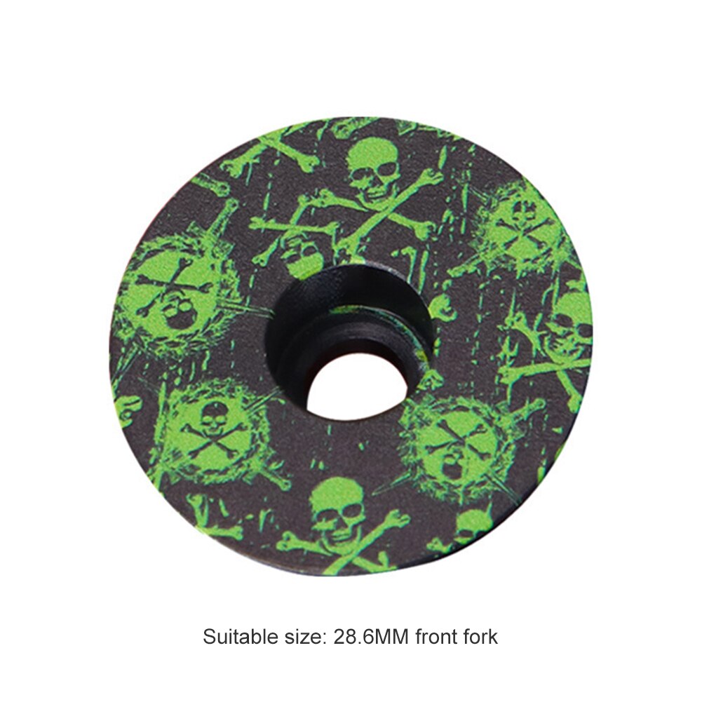 Bicycle Headset Top Cap Threadless Stem Cover Road MTB Bike Stem Accessories Headset Top Cap Cover for 28.6mm Fork Tube: E